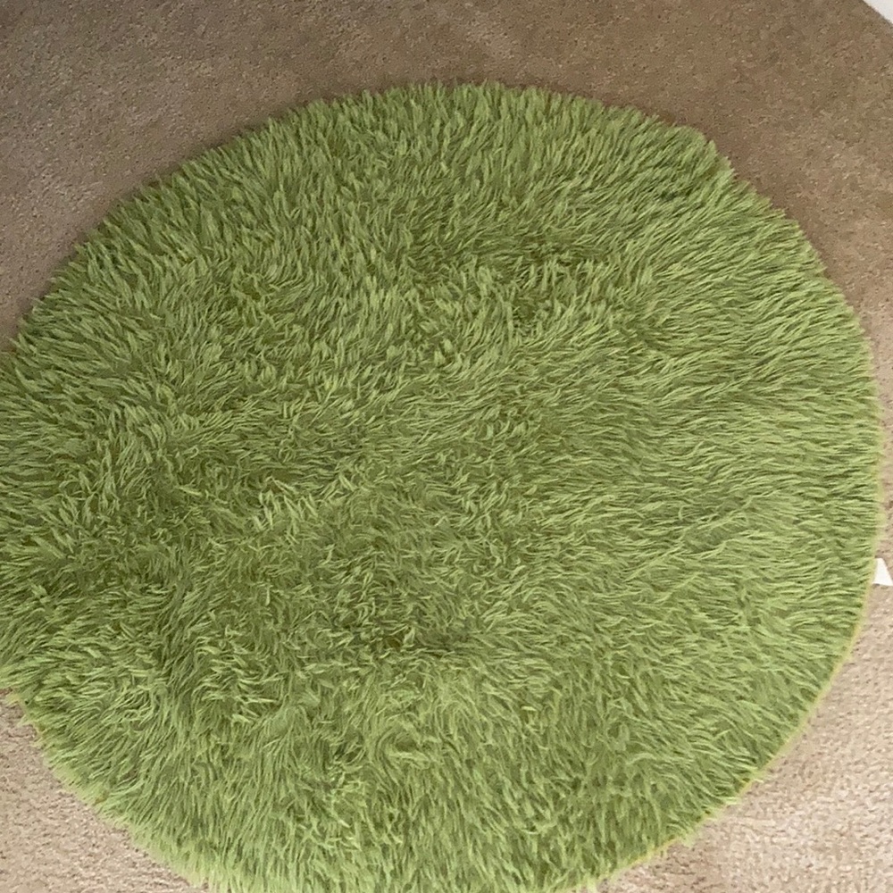 Green Circle rug